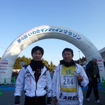 トラベルｄｂのsb3kazuさんとスター前、地元いわきサンシャインは４年連続、でも２年前の自分の記録を破れない