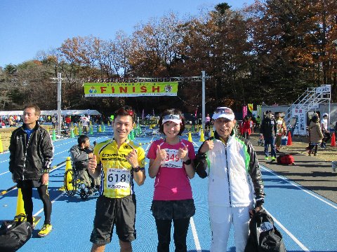 来年も3人で走れるといいな