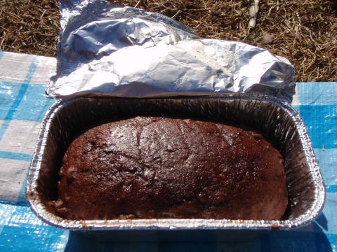 2＄(200円)の手作りパンケーキ。ここでの為替レートは1＄＝100円。