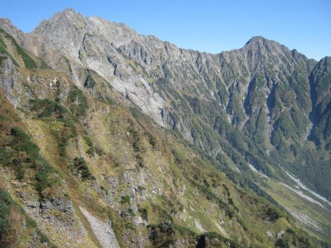 前穂高岳、明神岳