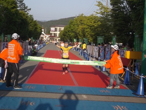 Namiちゃん 8分遅れで無事ゴール 12時間30分。初野辺山なのにすごい