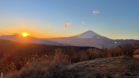 矢倉岳 なんとか日没に間に合った