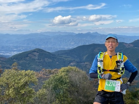 26km地点 堂平山より