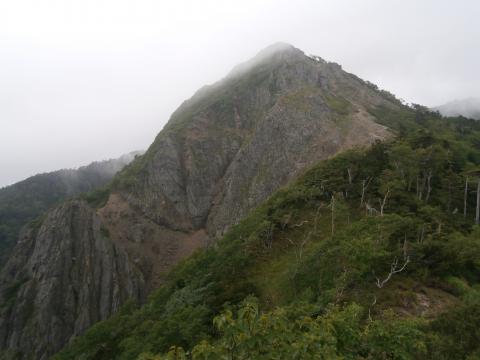 権現岳に向かう途中 ギボシ付近