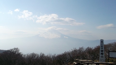 金時山到着~最後の登りはきつかった~