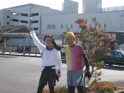 トップで下山したYaSujoさん、コナンさんおつかれさまでした！