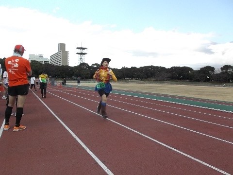 このところフルの連戦でお疲れ気味のNamiちゃん しかし手を抜くこと無くNamiはげパワー全開