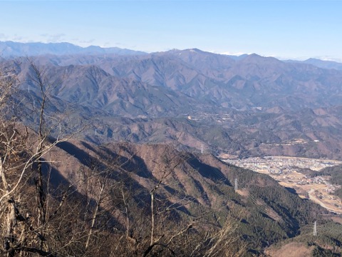 杓子山から甲斐、奥秩父の山々
