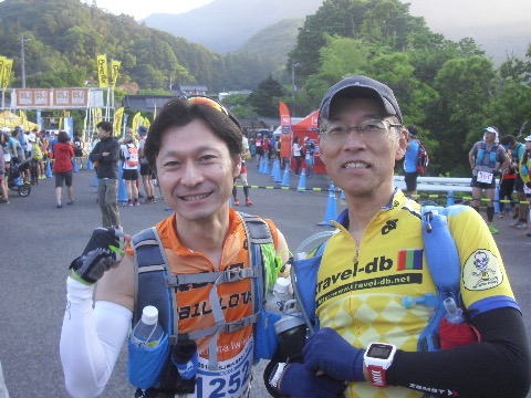 30キロ参加予定のkazuさんと