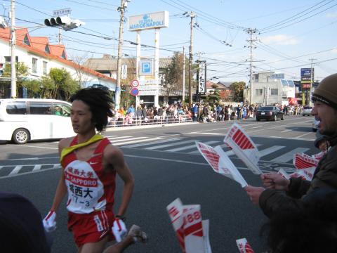 昨年数秒差でシード落ちした城西大学　中原選手見事の這い上がってきた