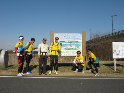 本日のメンバー。左からTeganuMANさん、はなさん、気まぐれオヤジさん、yotchangさん、コナンさん、mizuやんさん。