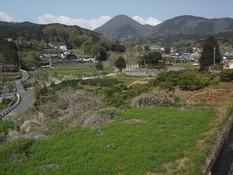 大雄山の駅から3キロ地点の山里風景