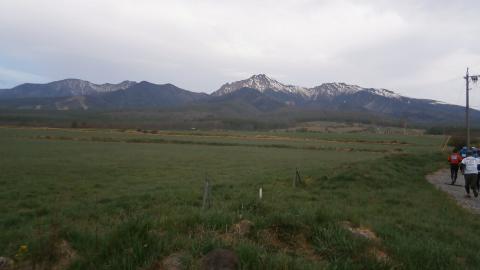 10キロ付近 八ヶ岳