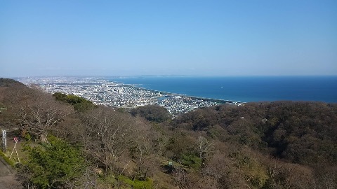29キロ地点 湘南平から江ノ島方面