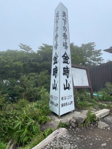 金時山 展望なし