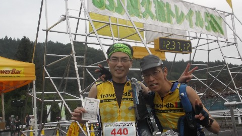 12時間23分 無事ゴール 昨年おリベンジを果たし感無量!制限時間ギリギリゴールのつもりだったのに、想定外の好タイム。