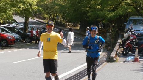 先週 UTMFを完走された初参加のMJさん すごいバイタリティです!