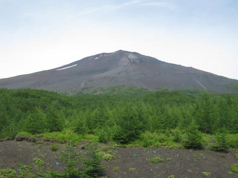 須走5合目からの山頂