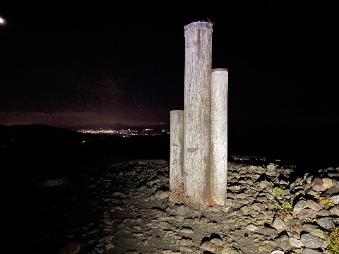 18時15分　塔ノ岳山頂