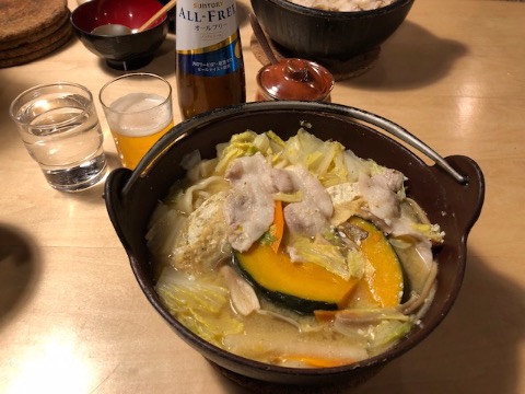 ご褒美のほうとう 鍋