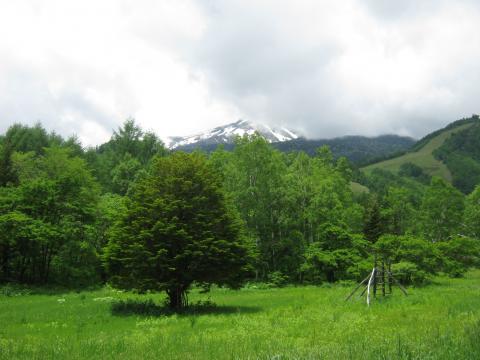 下山後、雲の切れ目から乗鞍があんなとこ登ったんだ・・満足な走りは出来なかったが一応、感無量
